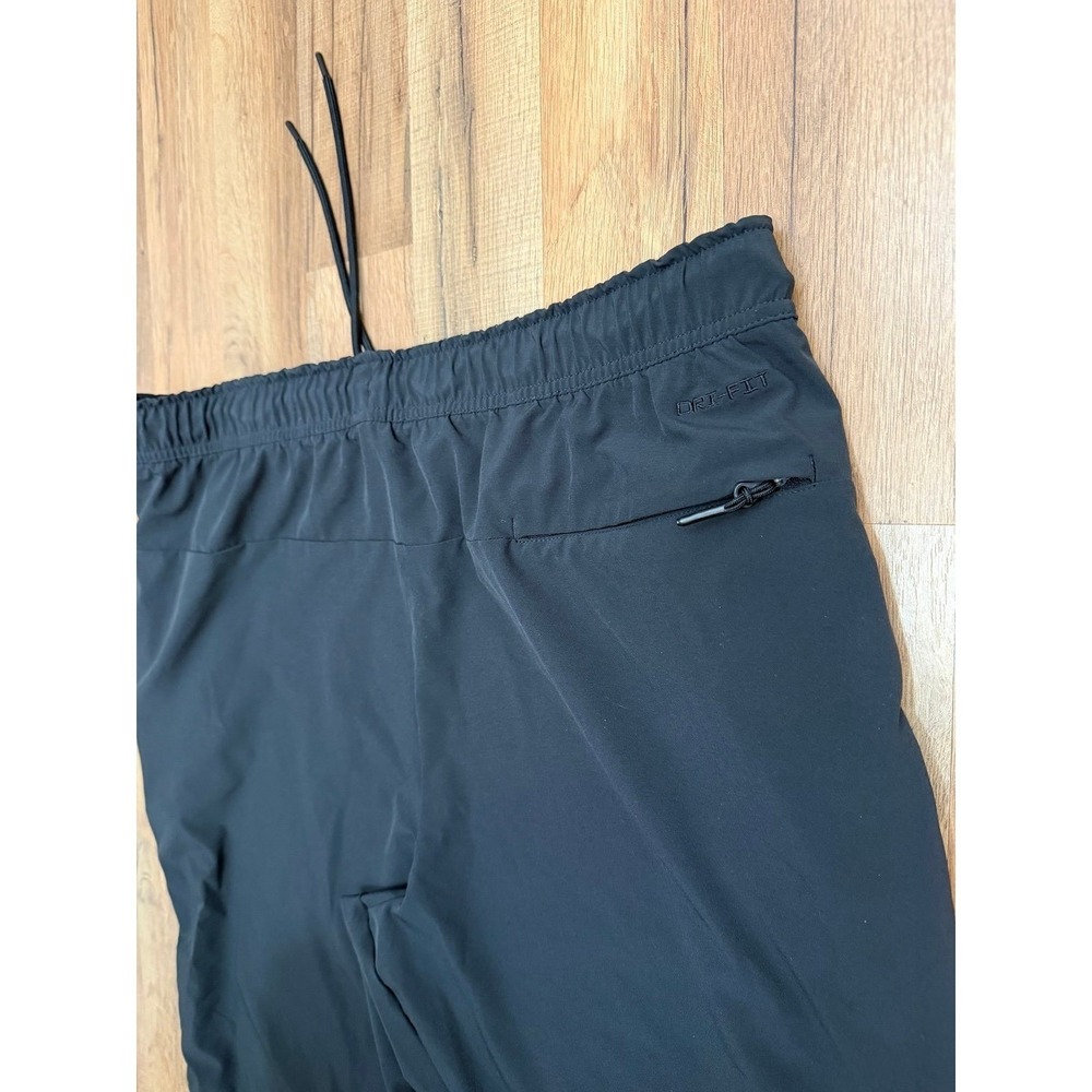 Nike Dri Fit Pants XXL Black Athletic Jogger Stretch Zip Pocket Training - Picture 5 of 10